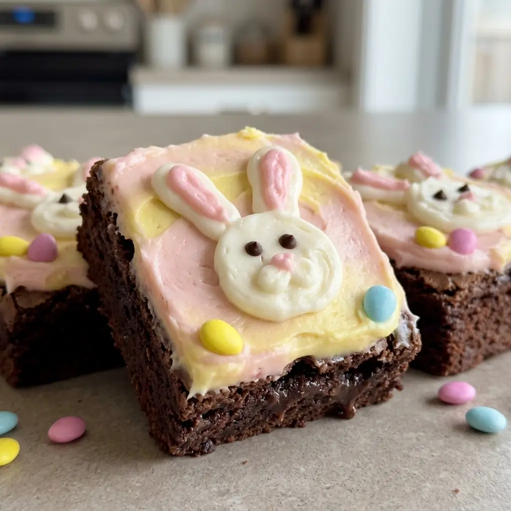 Easter Bunny Brownies 4 Servings Ultimate Delicious