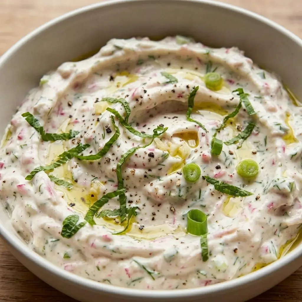 Healthy Radish Tzatziki Dip 4 Ingredients Easy Delicious