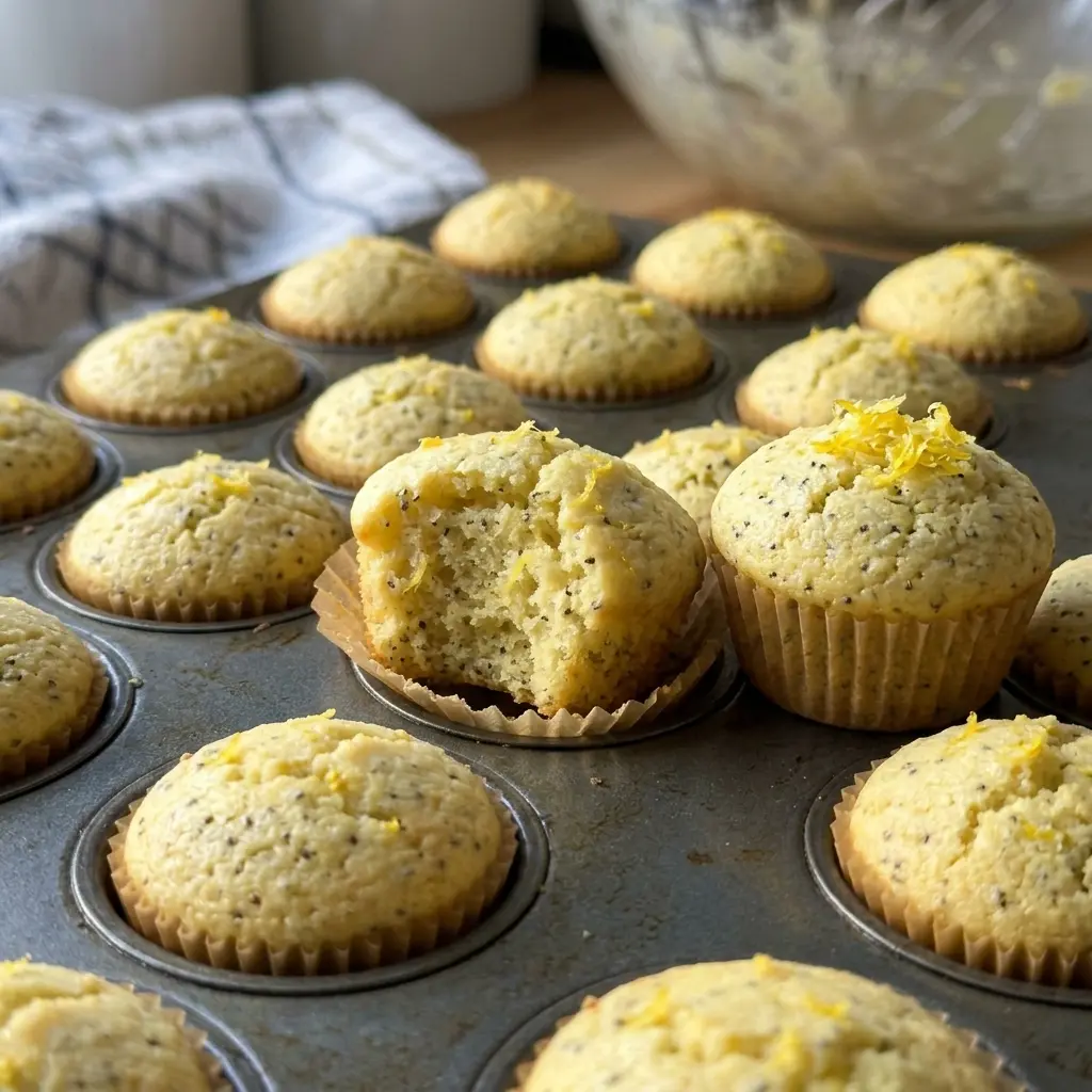 Lemon Chia Seed Mini Muffins 12 Minutes Easy Delicious