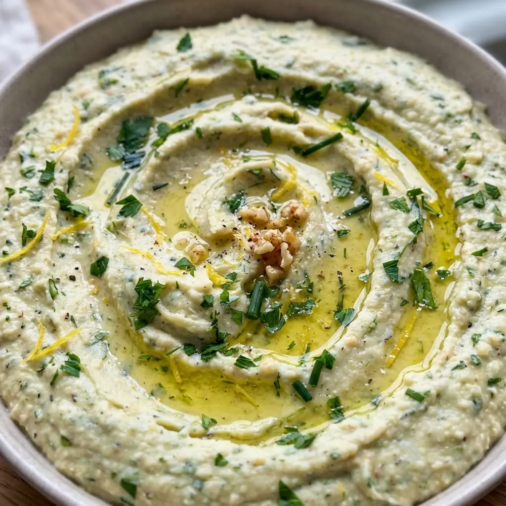 Lemon & Herb White Bean Dip 7 Ingredients Easy Delicious