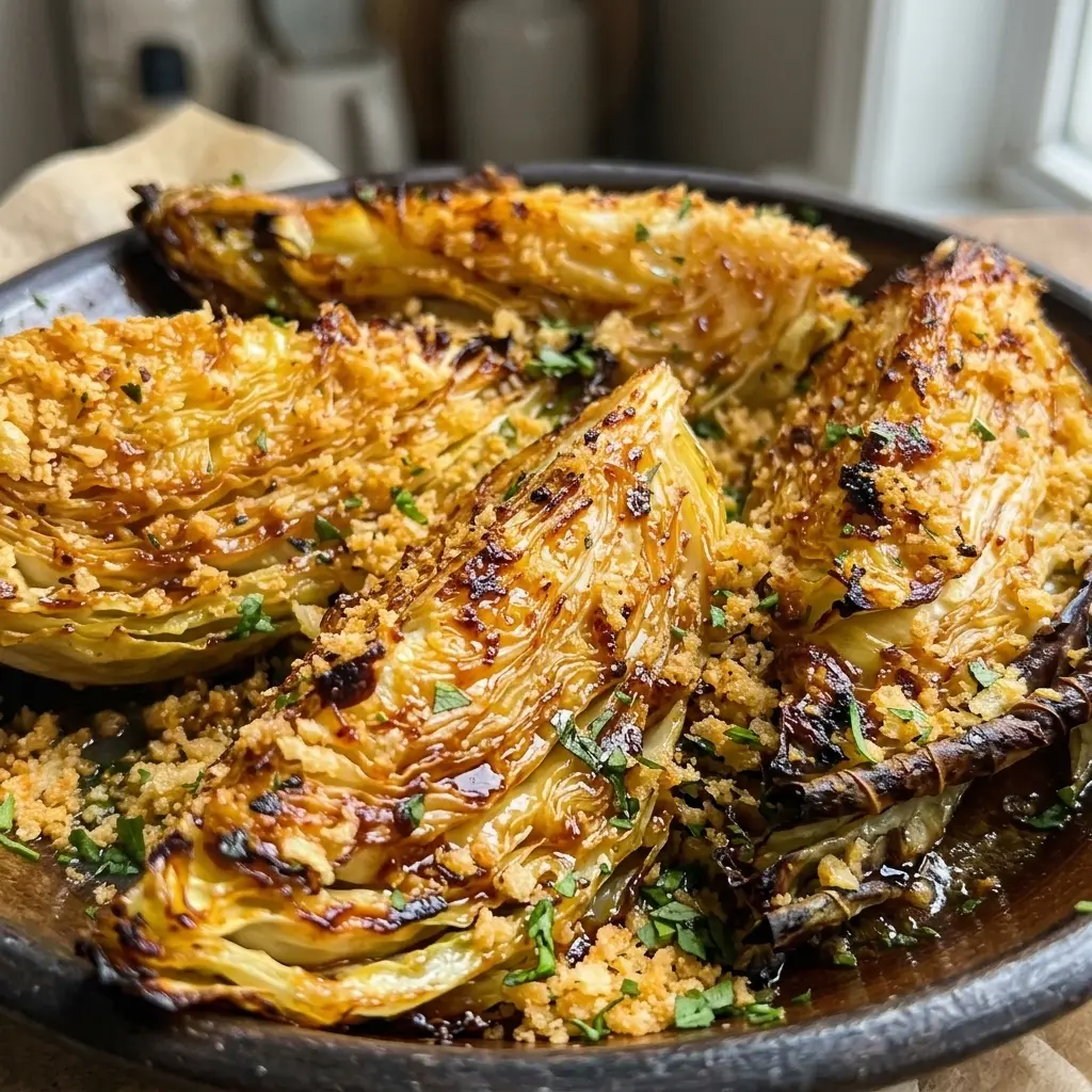 Miso Butter Roasted Cabbage Wedges 30 Minutes Easy Delicious