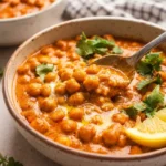 Slow Cooker Butter Chickpea Curry 6-8 Hours Easy Delicious