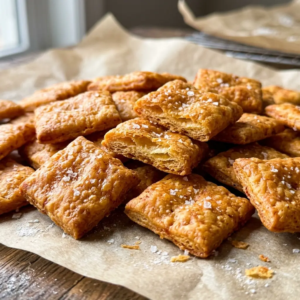 Sourdough Cheese Crackers 7 Ingredients Easy Delicious