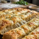 Sourdough Cheesy Breadsticks 4 Ingredients Easy Delicious