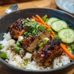 Chicken Thigh Rice Bowls 30 Minutes Easy Delicious