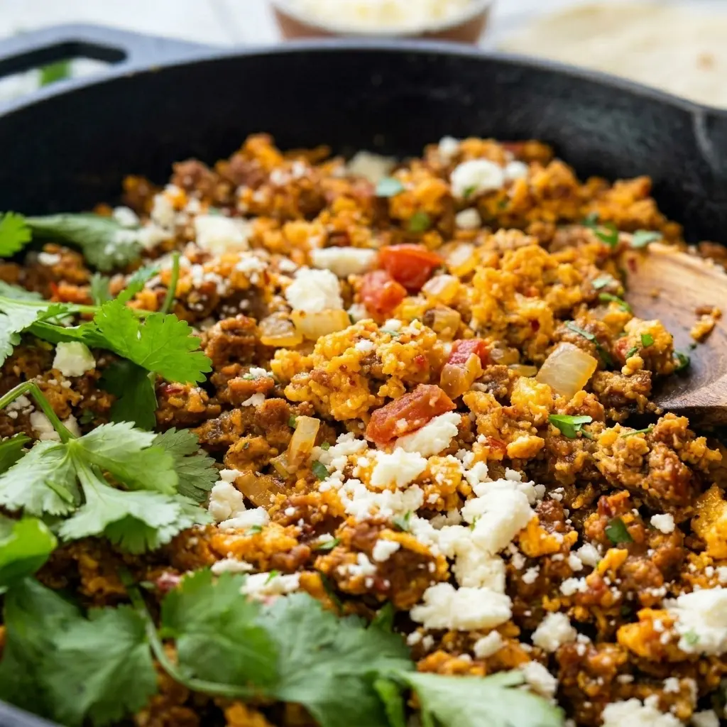 Chorizo and Eggs 6 Ingredients Quick Delicious