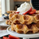 Cinnamon Sugar Churro Waffles 5 Steps Ultimate Delicious