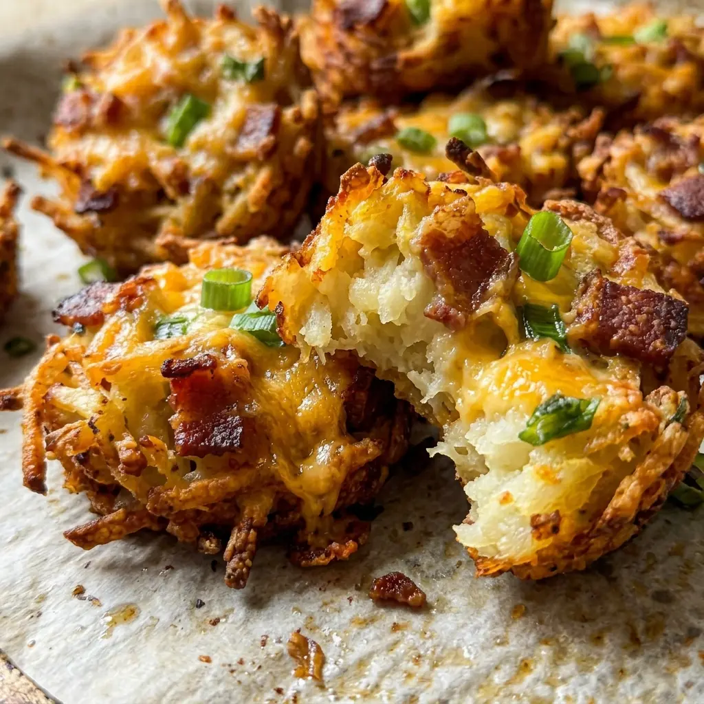 Crispy Loaded Hashbrown Bites 20 Minutes Easy Delicious