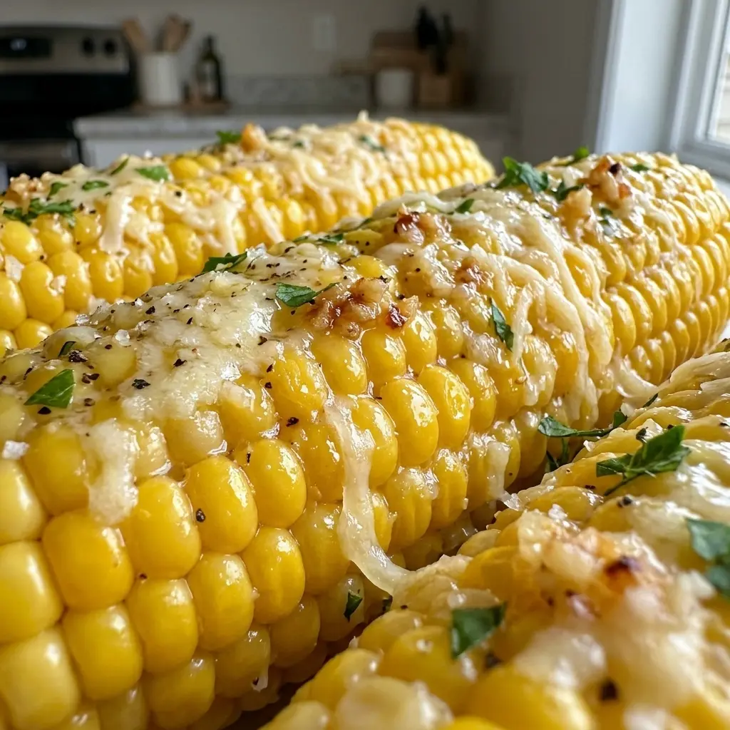 Garlic Parmesan Corn 4 Ingredients Easy Delicious