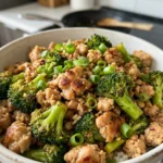 Ground Chicken & Broccoli Stir Fry 30 Minutes Easy Delicious